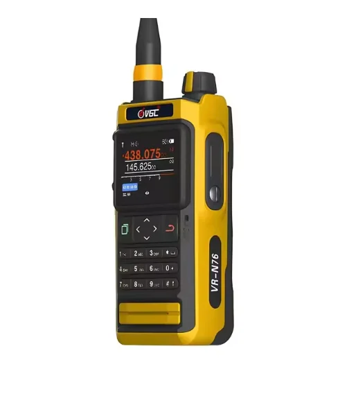 VR-N76 휴대용 UHF VHF 듀얼 밴드 IP67 양방향 라디오, 블루투스 GPS APRS/BSS