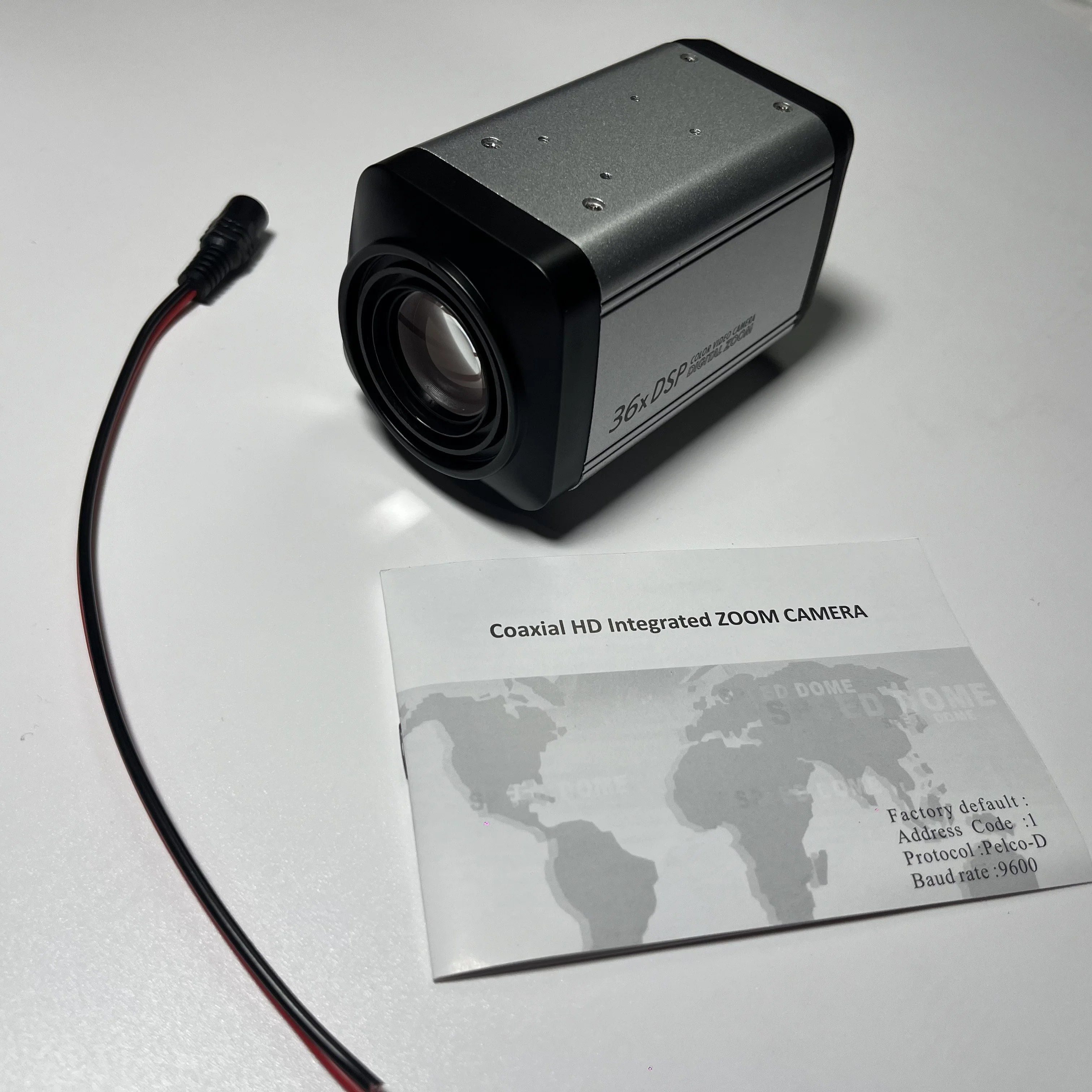 COMS 1200TVL 36X Optical Zoom DSP Color Video AHD Box Camera Auto