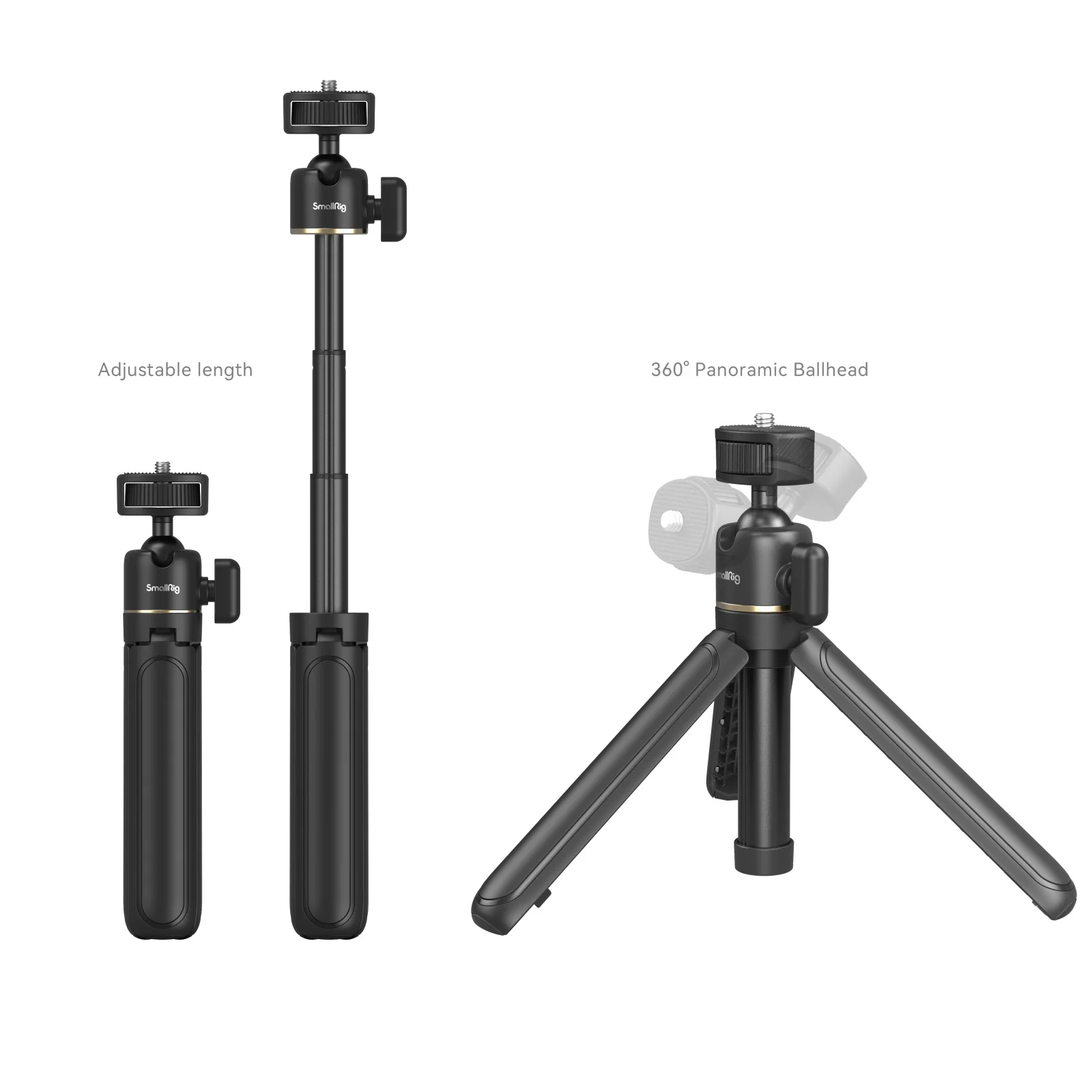 Smallrig Telephoto Lens for Mobile Phone T-mount Adjustable 8x Magnification 4K HD lens For iPhone 12 13 14 15 16 series Mobile