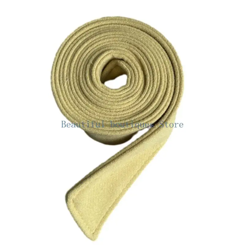 U4LF Dames Man Trenchcoat Riem Decoratieve Wollen Overjas Jassen Riem Kleur