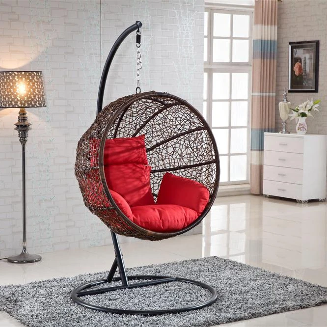 xx-High Quality Modern Plastic Rattan Hammock Swing Chair Waterproof UV-resistant Outdoor Use for Home Garden Hotels Malls