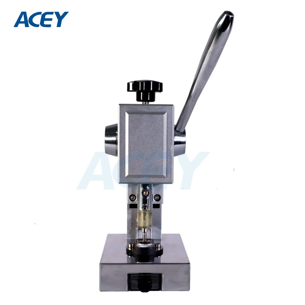 CR2016 CR2025 CR2032 Button Battery Electrode Manual Disc Cutter Coin Cell Punching Machine