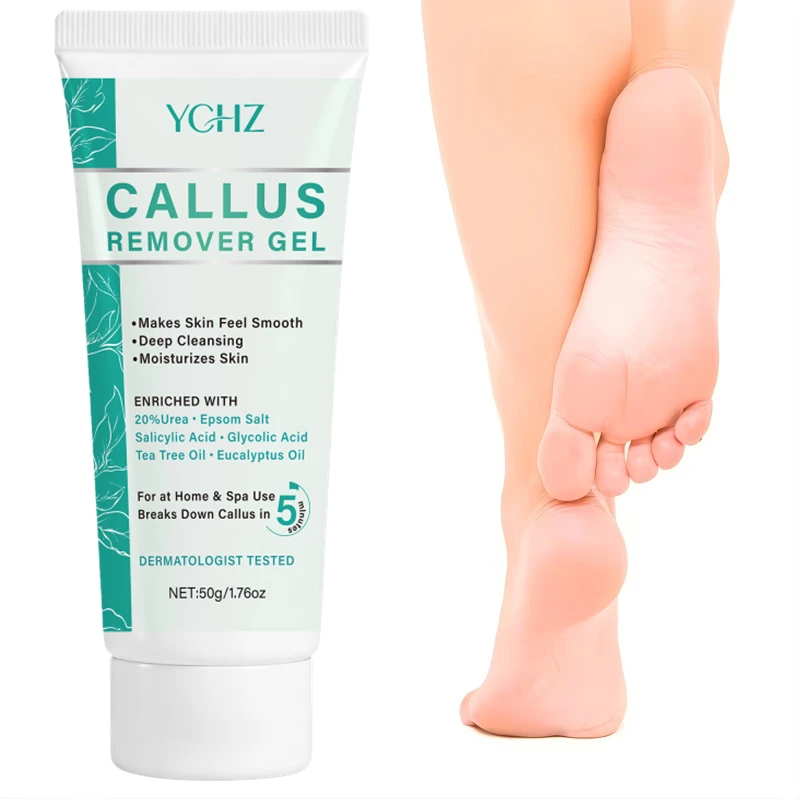 Instantly Powerful Foot Exfoliating Gel, Rich in Multiple Essences, Provides 24-Hour Continuous Care