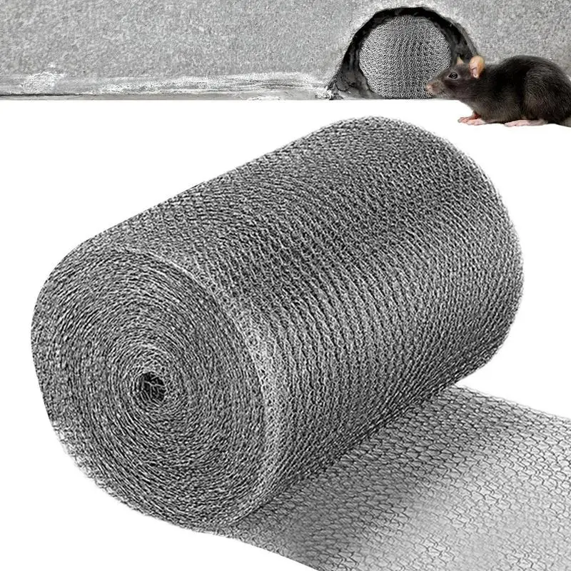 Stainless Steel Mesh Roll High Quality Woven Wire Strainers Thickened Garden Hole Metal Screen Mesh For Vent Filter Protector