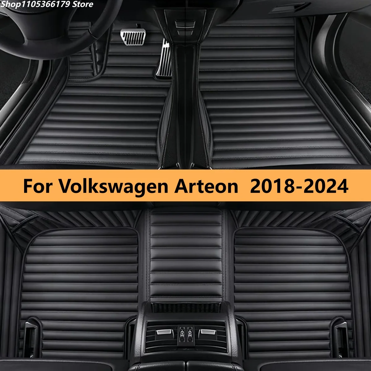 

Auto Leather Foot Pads Fits For Volkswagen Arteon 2018 2019 2020 2021 2022 2023 2024 Auto Carpets Foot Coche Accessories