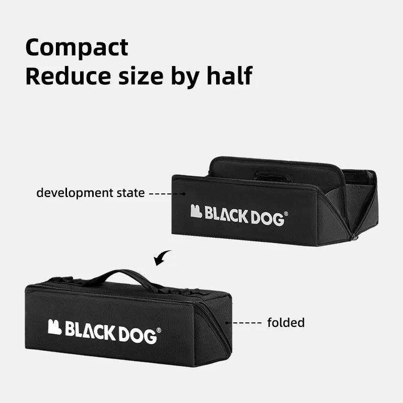 Blackdog Camping Tool Organizer Bag Large Capacity Folding Outdoor Accessorie Equipment Storage Bag Portable Grocery Box Handbag