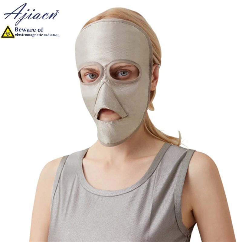 Recommend anti-radiation mulberry silk lining face mask Protecting facial health electromagnetic radiation shielding face mask