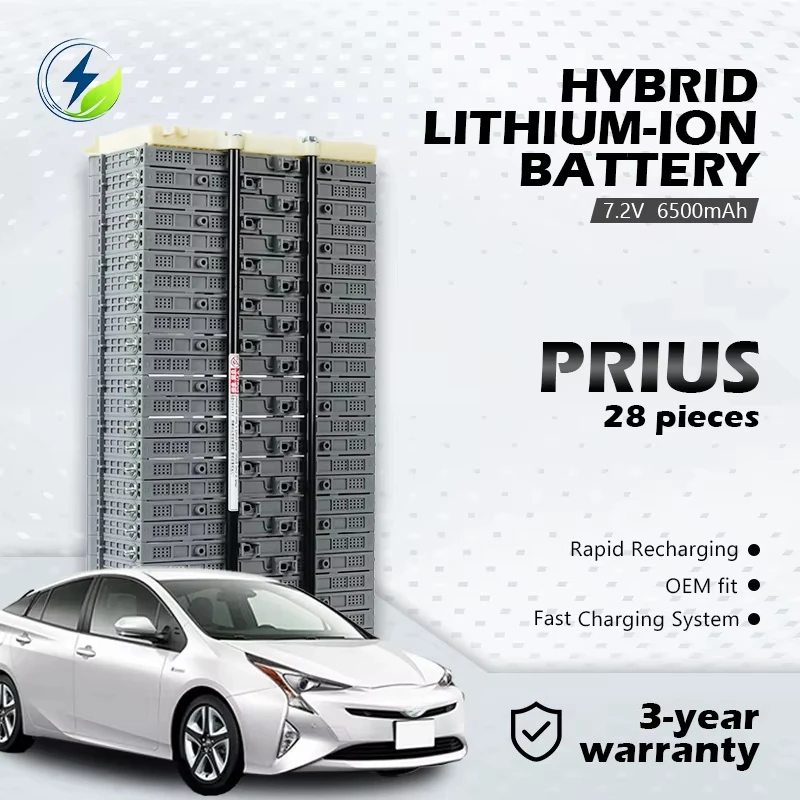 Hybrid Car Battery 7.2V, Ni-MH Replacement for Toyota Aqua Prius Gen2 Gen3, RoHS CE Certified Module