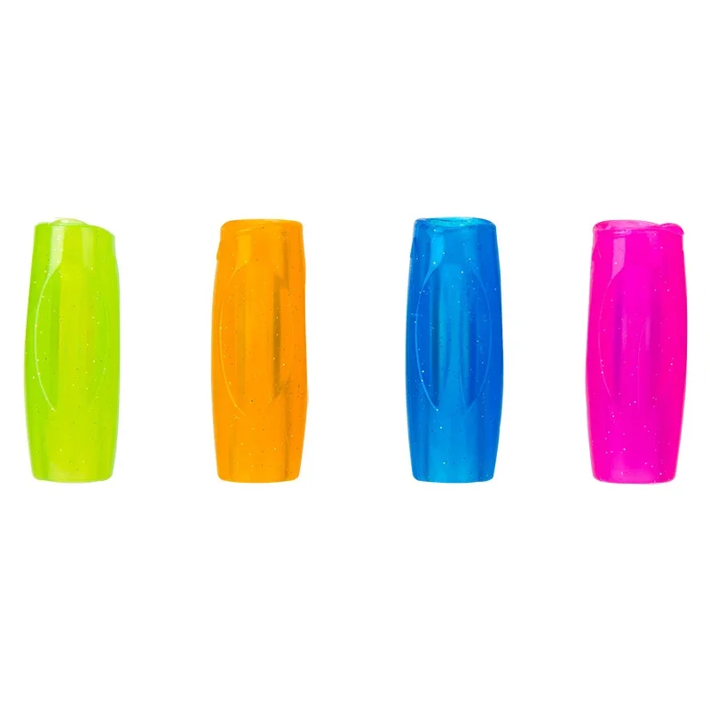 4pcs/bag Colorful Silicone Pen Holder Baby Practice Writing Tool Correction Device Fish Pencil Grasp Writing Aid Grip Stationery