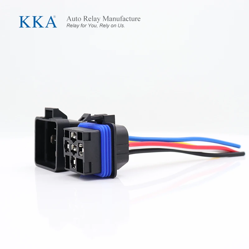 (5pcs/pack)KKA-B4W 12V/24V 4Pin/5Pin 40A Waterproof Auto Relay, JD1912/1914/2912/2914 Type, without cables