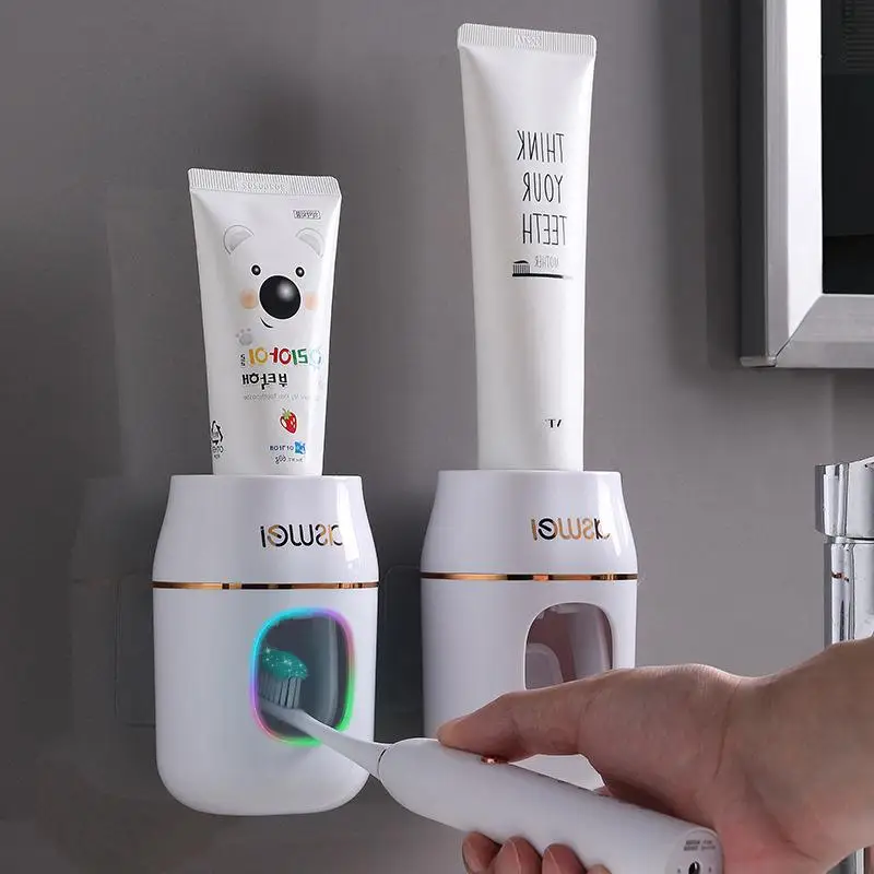 Upgrade Bathroom With 1pc Toothpaste Squeezer Storage: Rack Automatic Refills Made Easy