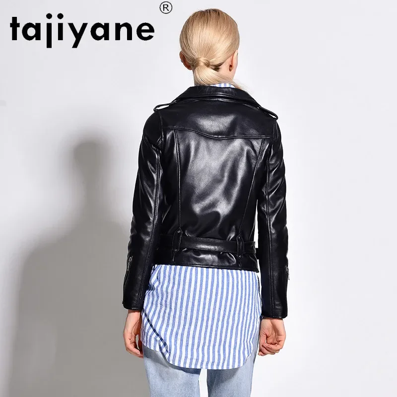 Tajiyane Real Lederen Kleding Voor Vrouwen Dames Echte Schapenvacht Jas Vrouwen 100% Schapenvacht Vrouw Jassen Femme Veste TN2484