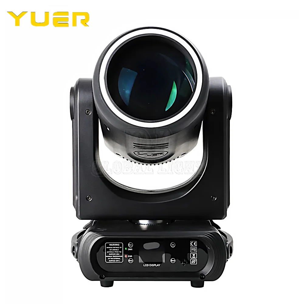 250W LED Beam Moving head Light With Ring Focus Frost Rainbow effect 18 Prisms 14 Gobos for DJ Disco Party nightclub bar