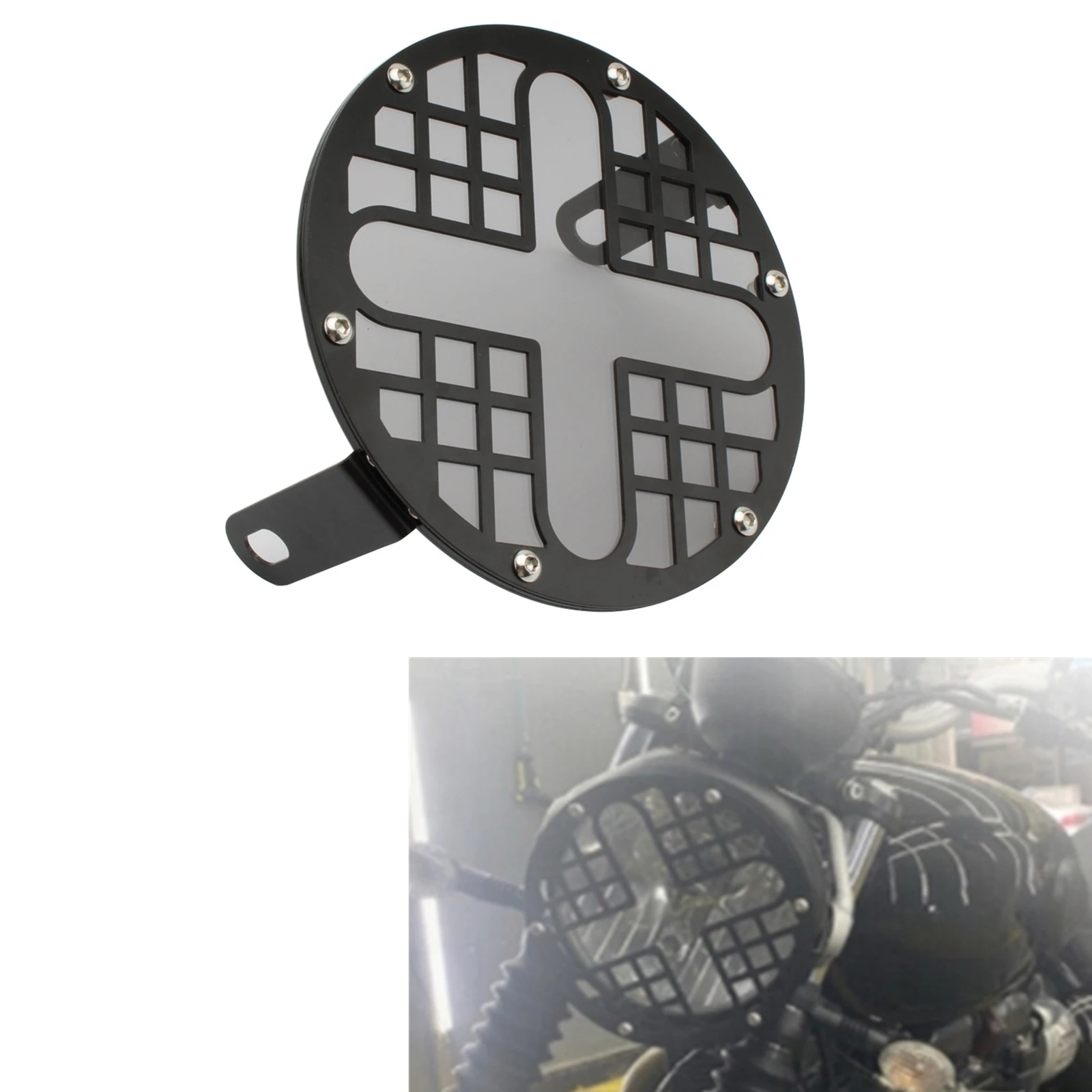 

Headlight Headlamp Grille Protective Cover For Triumph Bonneville T100 T120 Thunderbird Thruxton Honda CB150 R 18 Ducati Monster