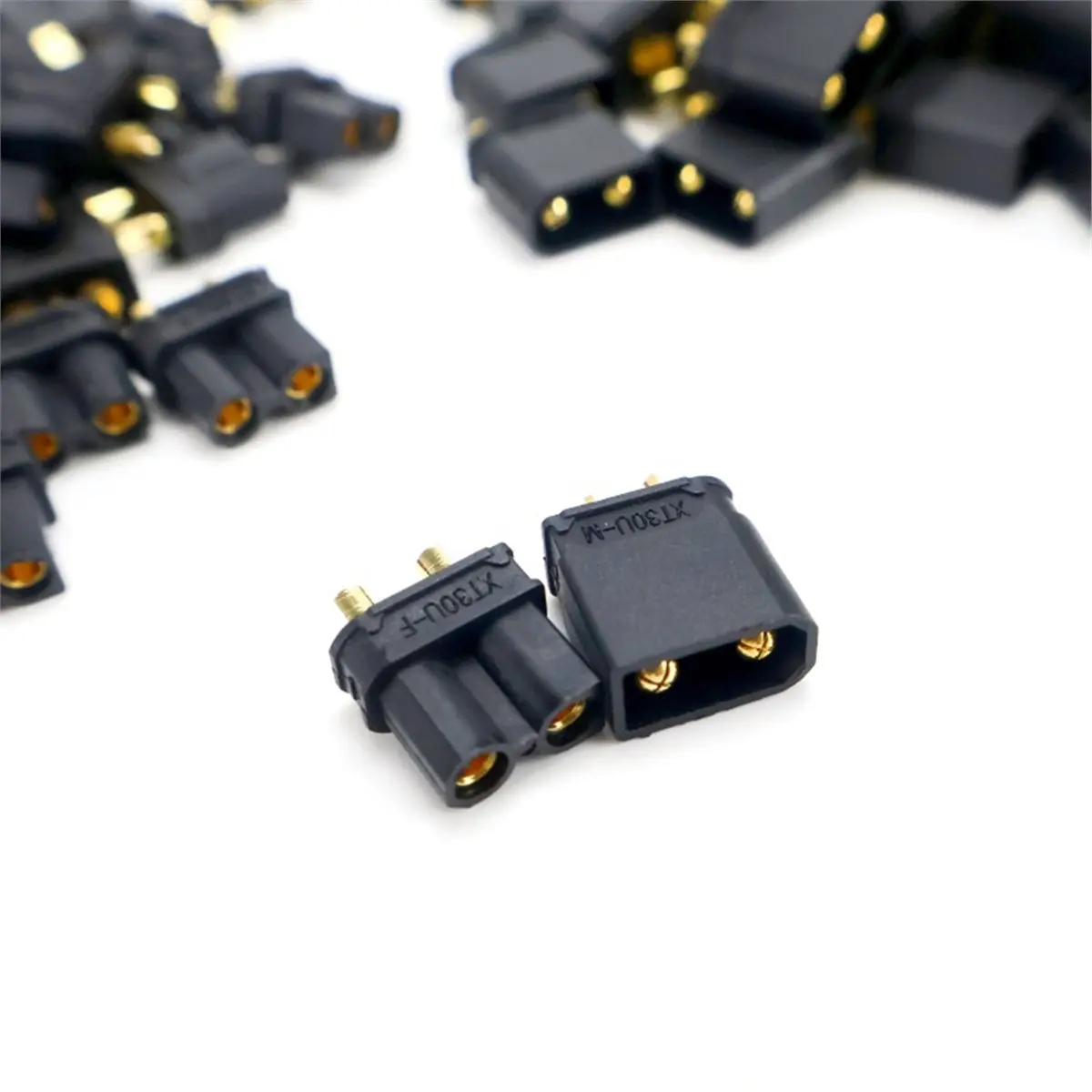 10pairs XT30 XT-30U Black Male Female Connectors Plugs for RC Multi Aircraft Fixed Wing Lipo Battery ESC