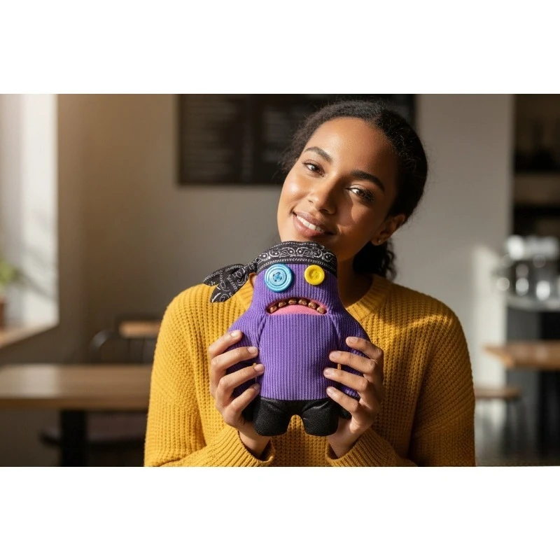 Fuggler Fugg Life Peluches Drôles Monstres aux Dents Moches Jouets Doux et Mignons Monstres en Peluche Poupées Fugg Baddies