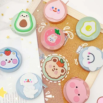 1.5M 바디 줄자 개폐식 측정 테이프 잠금 핀 버튼 리트랙터, 천 허리 측정 의료 간호