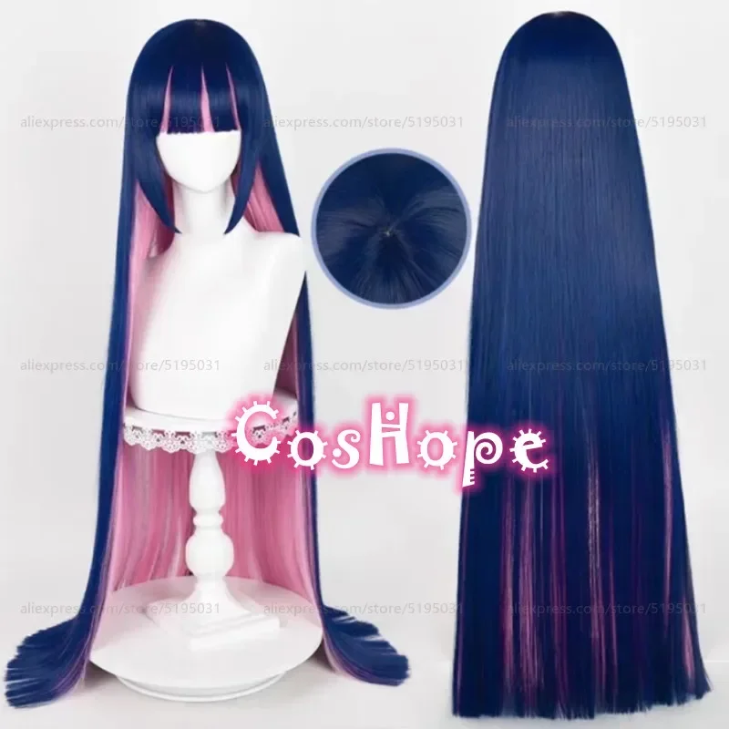 스타킹 아나키 코스프레 가발, 애니메이션 코스프레 가발, 내열성 합성 가발, 120cm 길이