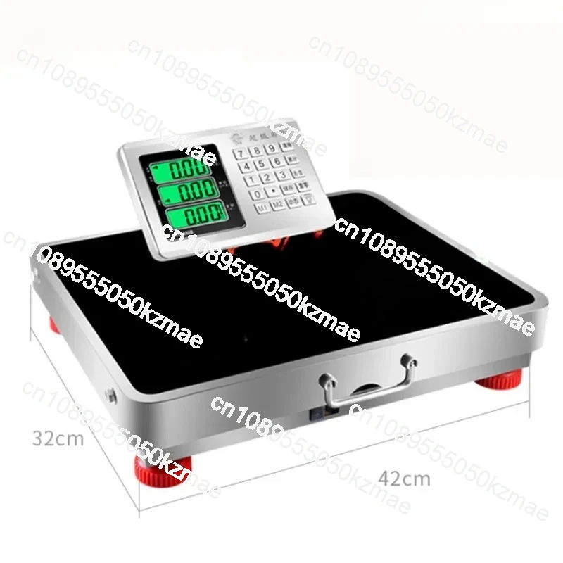 

150kg/300kg PlatformCommercial Wireless Scale | Portable Platform Scale for Separate Weighing