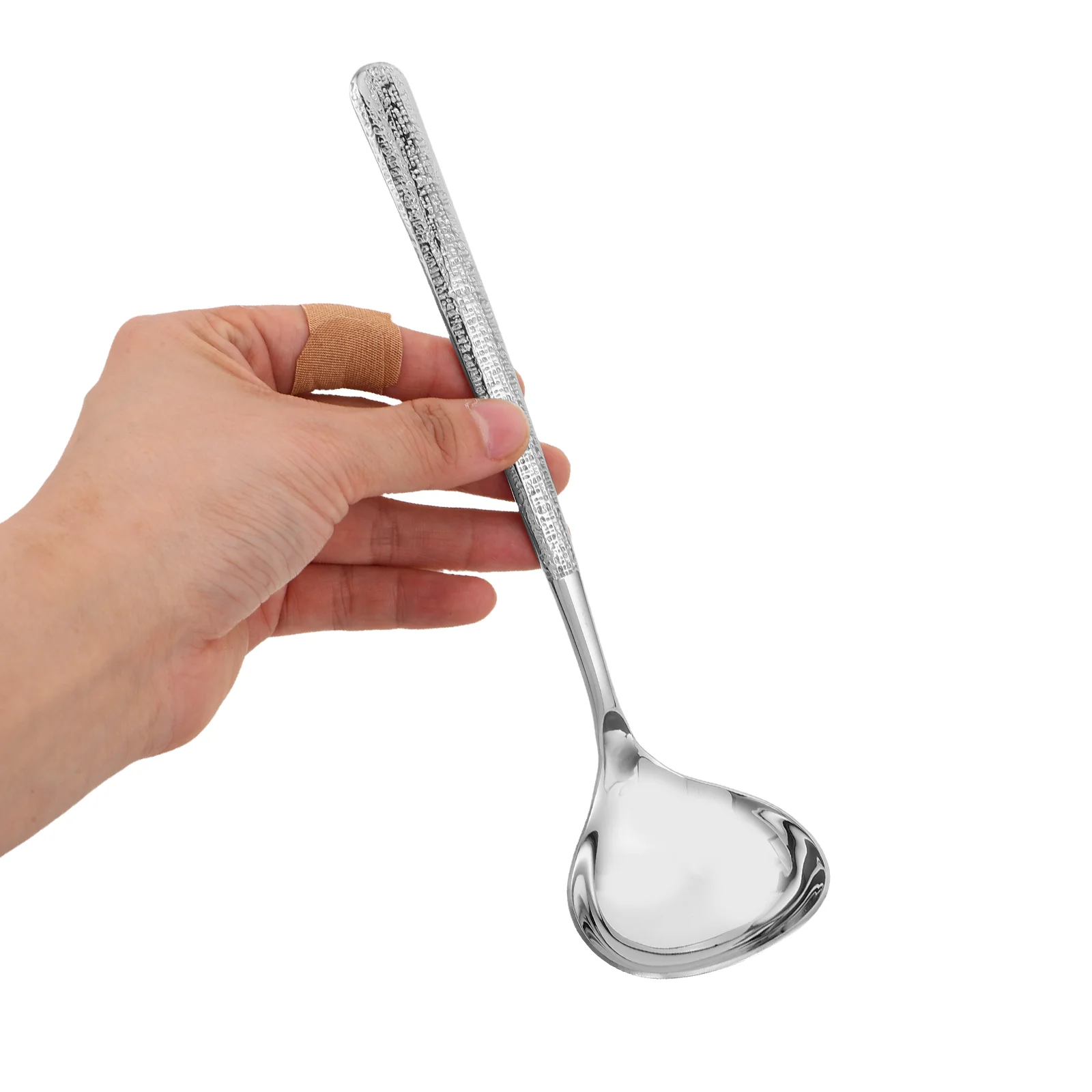 

Hammered Spoon Gravy Ladle Dinner Serving Big Spoons for Cooking Chef Deep Soup Buffet Hot Pot