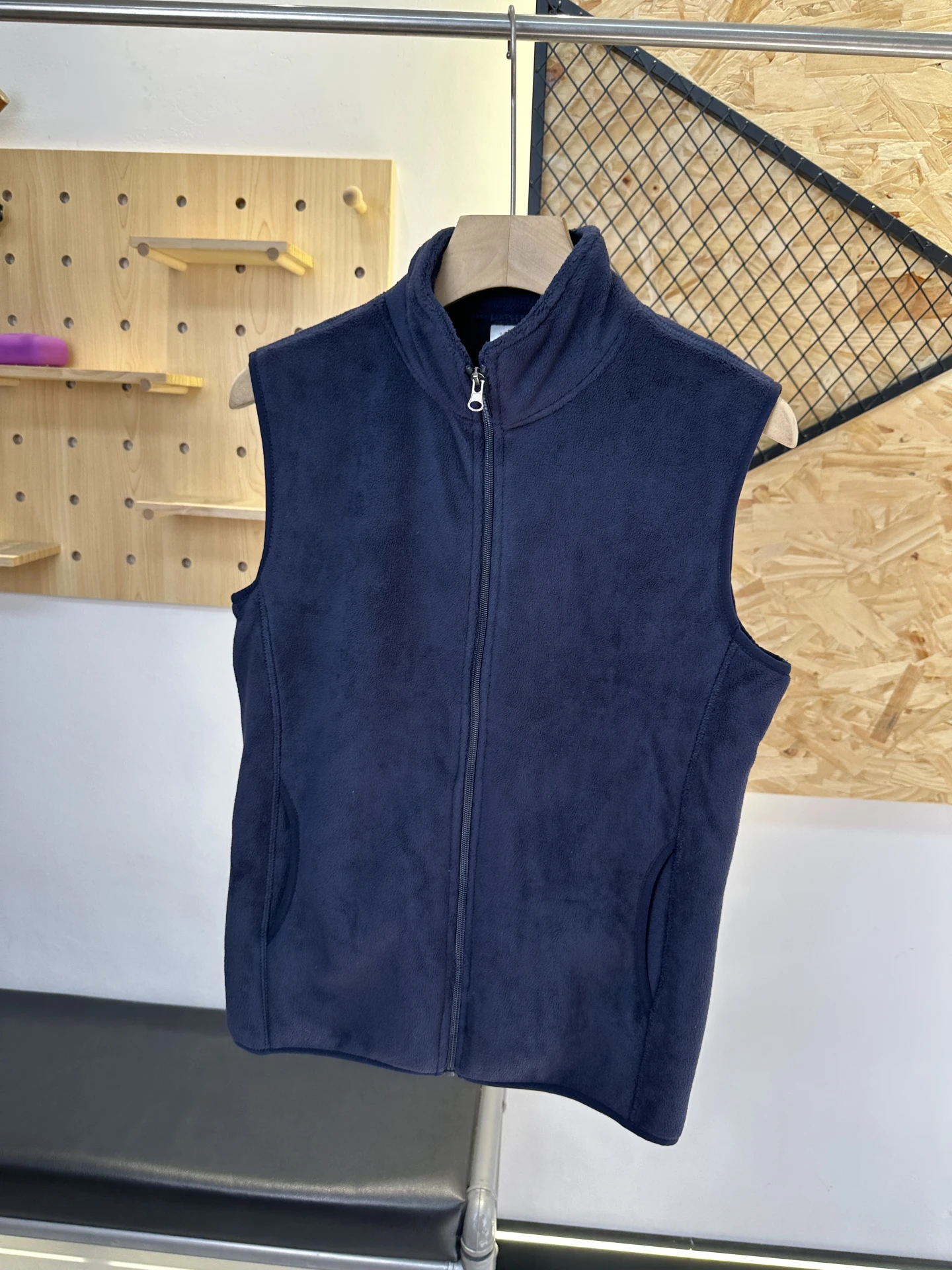 

Warm Fce Lamb Fur Cosite Outdoor Vest Couple Sle Collar Stand up Autumn Winter Youth Faion Polyester Stand Fit