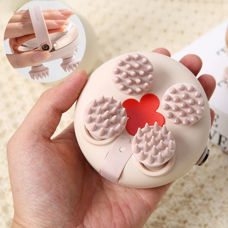 

Массажер для головы перезаряжаемый, водонепроницаемый, портативный, для расслабления кожи головы и снятия стресса, для массажа тела и волос