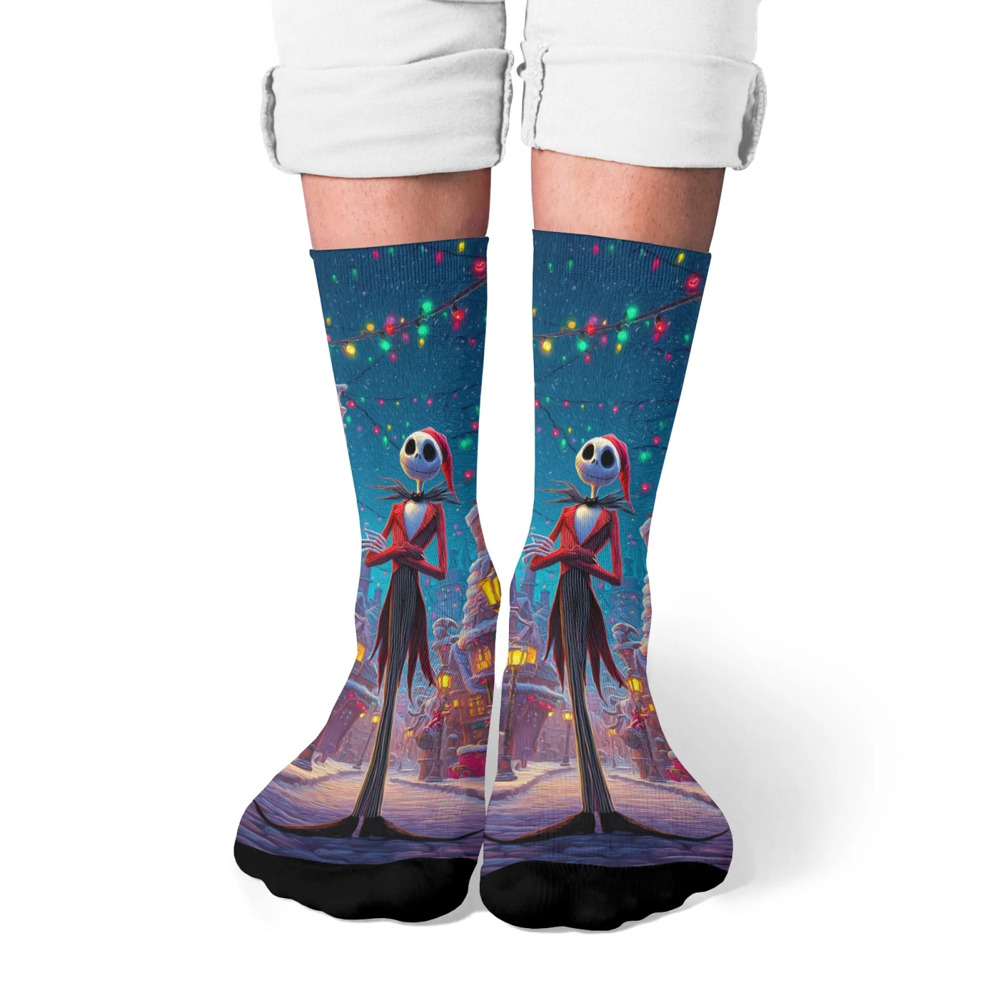 

Harajuku Ретро Джек Скеллингтон повседневные мужские носки удобные дышащие нескользящие носки новинка уличные носки для экипажа подарок на вечеринку