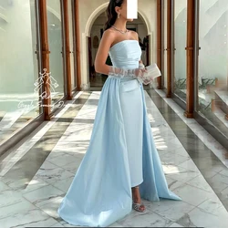 Giggle Crepe Pleat Arabia Floor-Length Women's elegant saudi evening dresses 2024 Close-fitting Strapless luxurious Party Gown