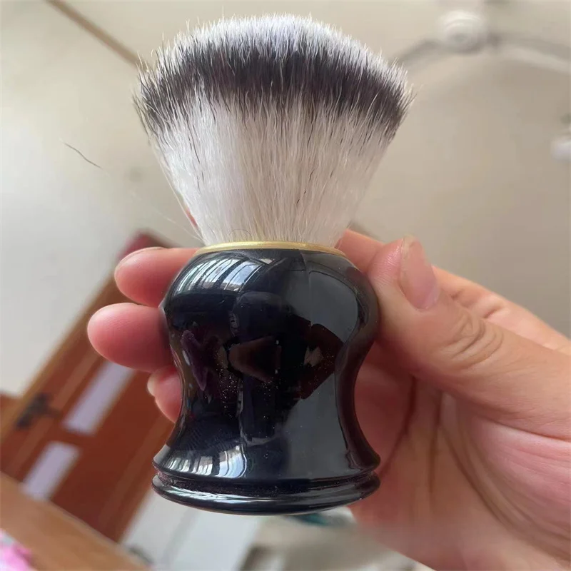 Mannen Scheren Baard Borstel Badger Scheren Houten Handvat Facial Schoonmaken Apparaat Hoge Kwaliteit Pro Salon Tool