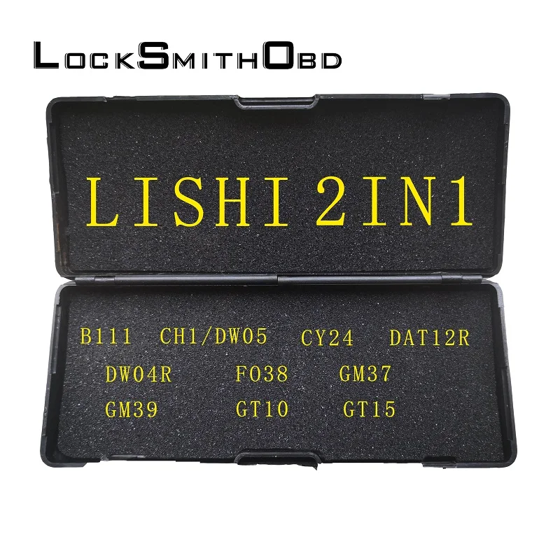 

1PCS HOT LISHI 2 in 1 Tool For CH1 CY24 DAT12R DW04R FO38 GM37 GM39 GT10 GT15 HON58R HON70 HU46 HU49 HU87