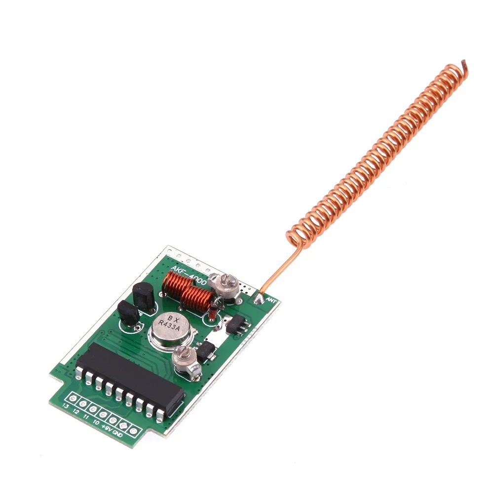 10-1PCS RF 433Mhz Transmitter Module Kit for Arduino ARM LAUNCH DC 9V RF 433Mhz Wireless Remote Control Transmitter Module Kit