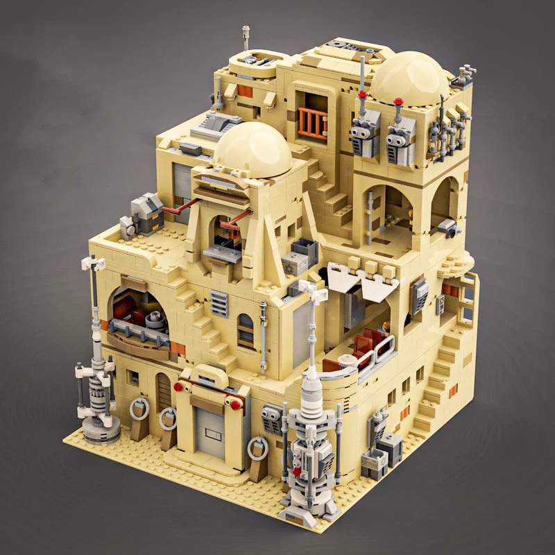 

2485PCS MOC Classic Science Fiction Movie (Star Battle) Modular Mos Eisley Cantina Science and Collection Series Christmas Gift