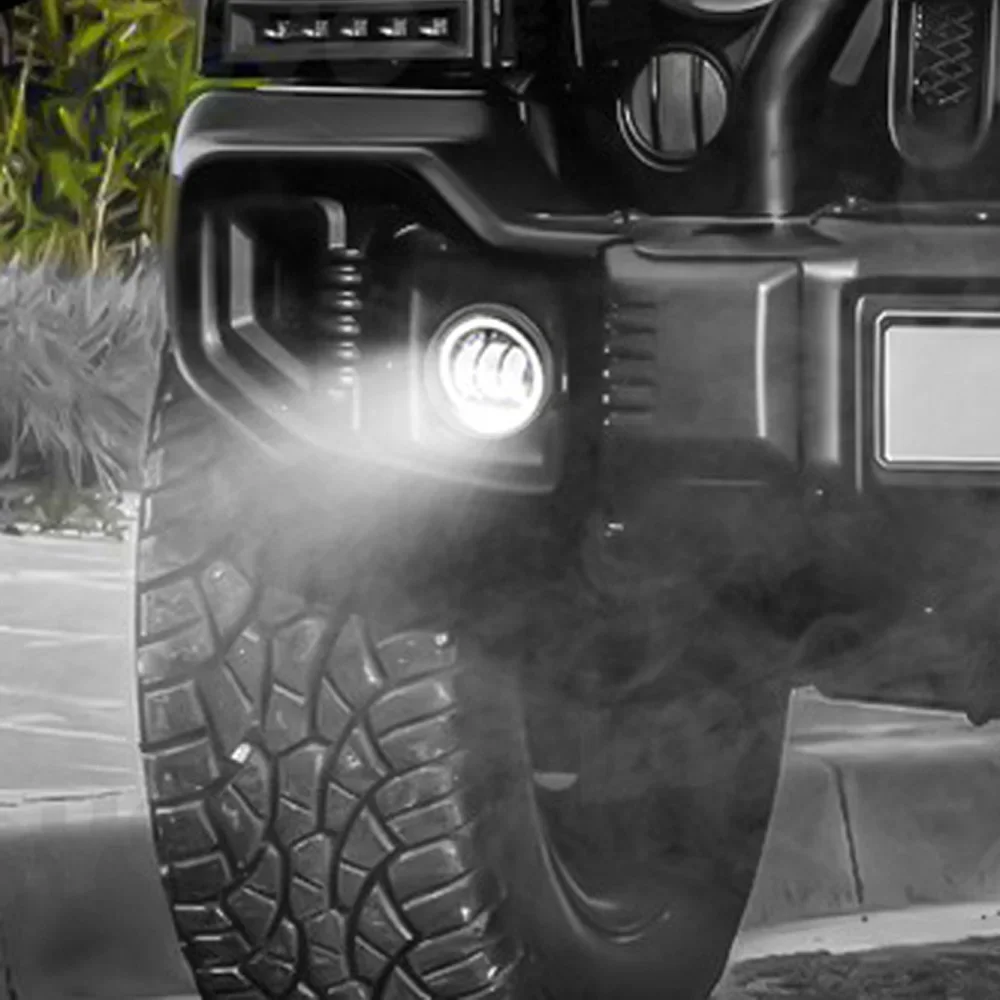 

For Jeep Wrangler 2018-2024 Auto Fog Lights Assembly Upgrade High Quality Car Turn Signal LED Plug and Play Accessories
