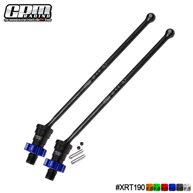 

GPM Carbon Steel F/R Driveshaft & 7075 Alloy Hex For TRAXXAS XRT #7895 WideMaxx