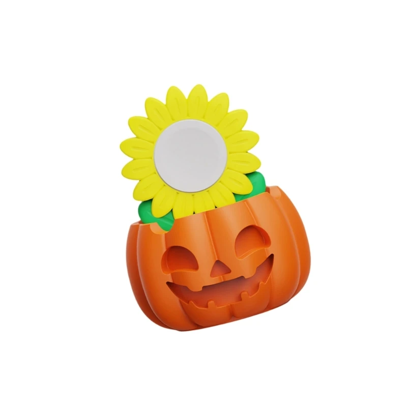 Pumpkin Charging Stand for Watch Series 2 10 9 8 10 7 6 5 4 3 2 1 49mm-38mm for Charging Dock Silicone