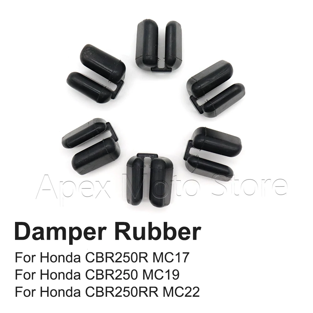 

For Honda CBR250R MC17 CBR250 MC19 CBR250RR MC22 Motorcycle Sprocket Hub Damper Rear Wheel Drive Rubber Buffer Set