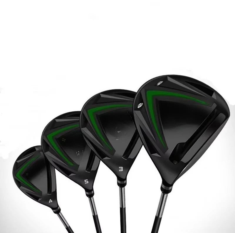 Special Custom Aluminum Black/Golden Golf Wood Club