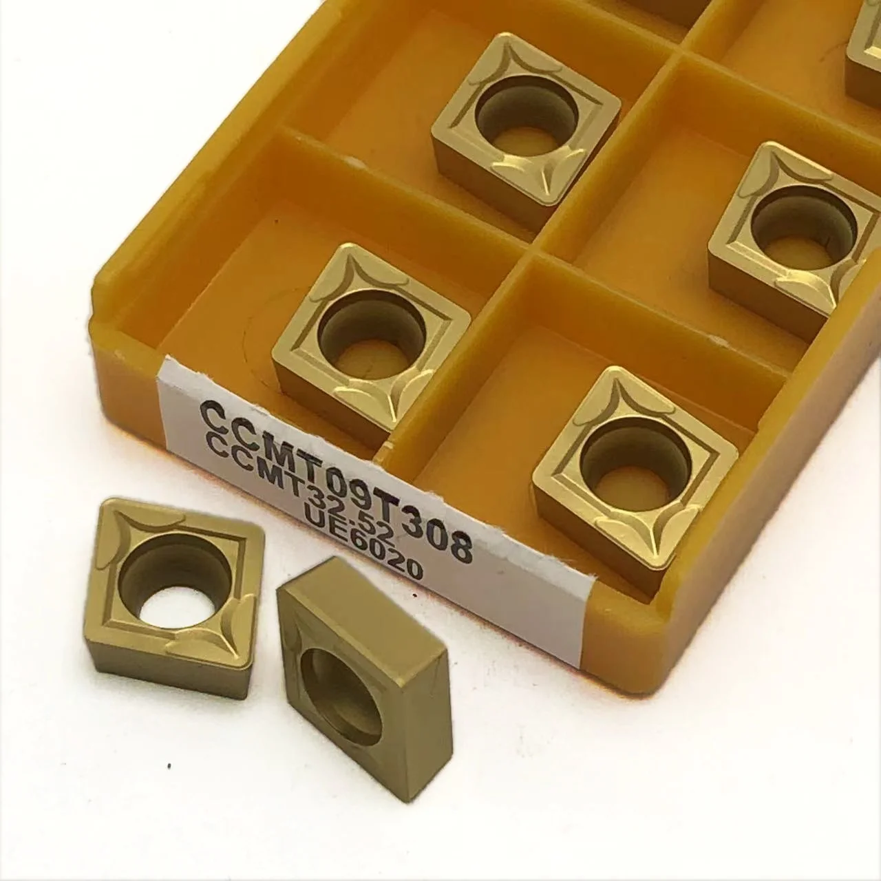 Твердосплавное лезвие, CCMT 09T304 UE6020 VP15TF CCMT09T308 UE6020 VP15TF, внутренний токарный инструмент, детали ЧПУ