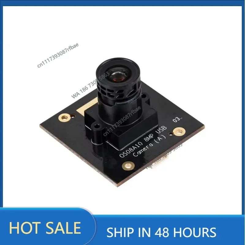 OS08A10 8MP M12 USB Camera Module OS08A10 Sensor Chip USB2.0 Port Better Sensitivity in Low-Light Condition Easy to Use
