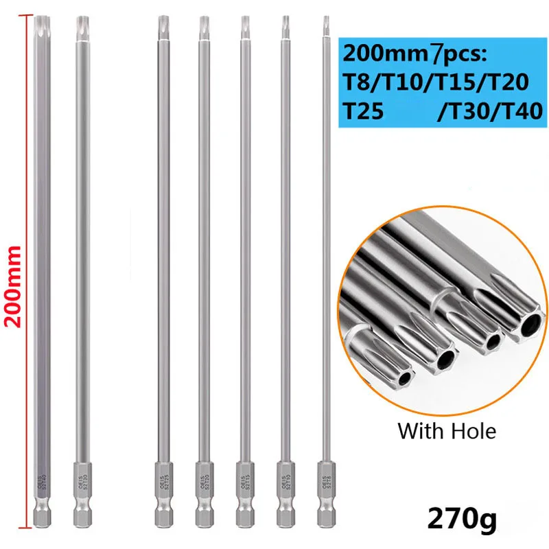 200mm Magnetic Torx Screwdriver 1/4\