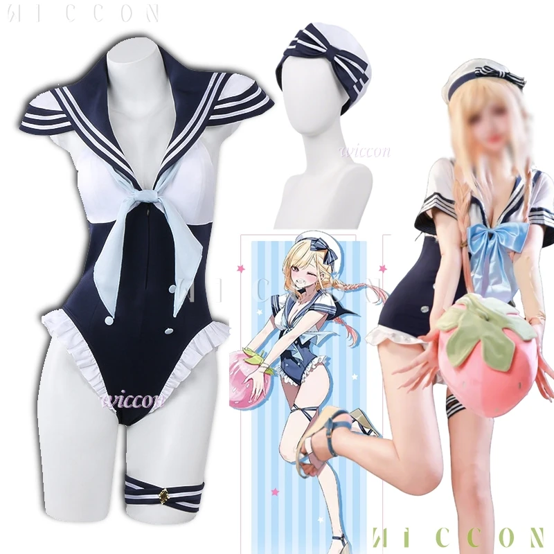 

My dress up Cosplay Darling Kitagawa Marin Cosplay SwimWear Bikini Ichiban- Kuji BodySuit Halloween Adult Wome disfraz mujer
