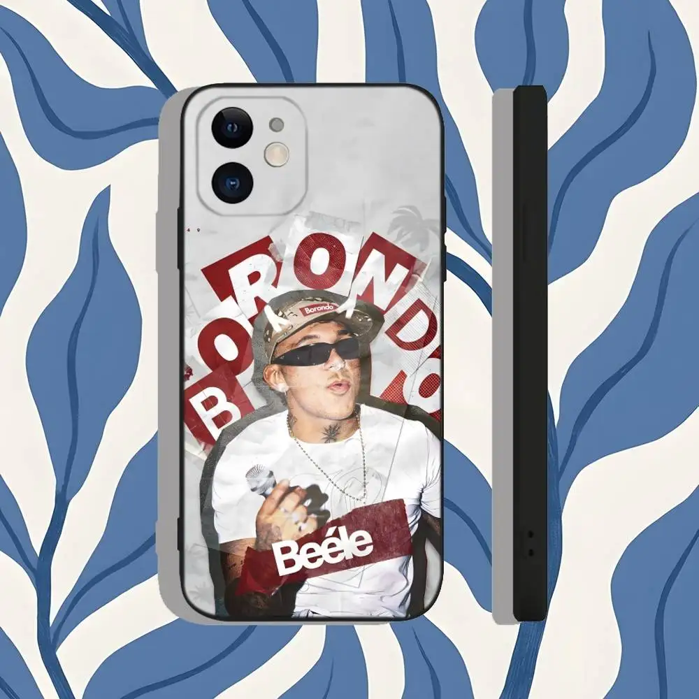 حافظة هاتف Rapper B-BEELE Tour 2025 لهاتف iPhone 17,16,15,14,13,12,11,X,XS,8,7,Pro,Max,Plus,E,SE4,Air,Mini Black Funda Shell