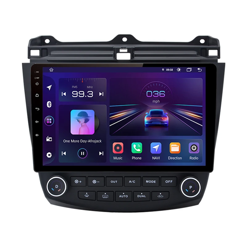 

Hot Sale 10 Inch 2 Din Android Auto Radio For Honda Accord Car Multimedia GPS 2din Autoradio