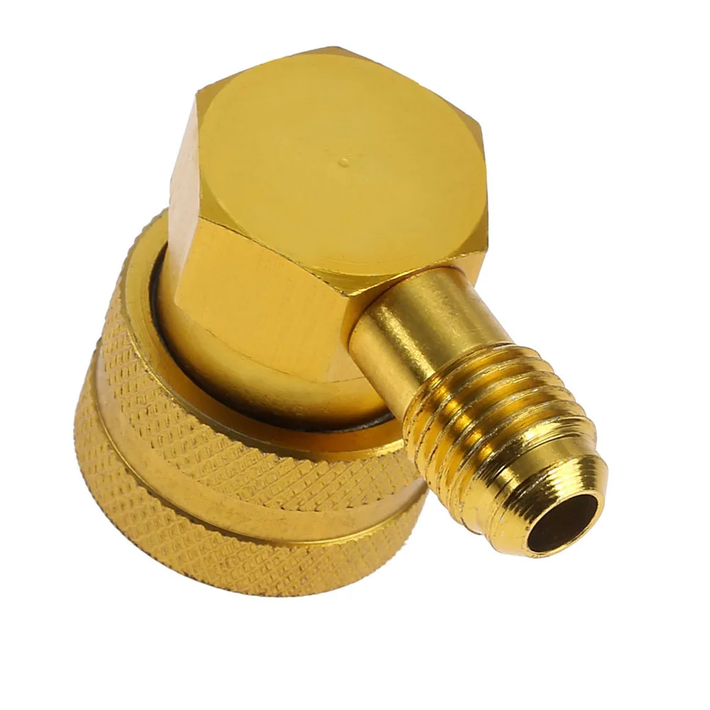 

for R134a Quick Couplers Adapter 90°1/4" SAE Low Side A/C Air Conditio Adapte