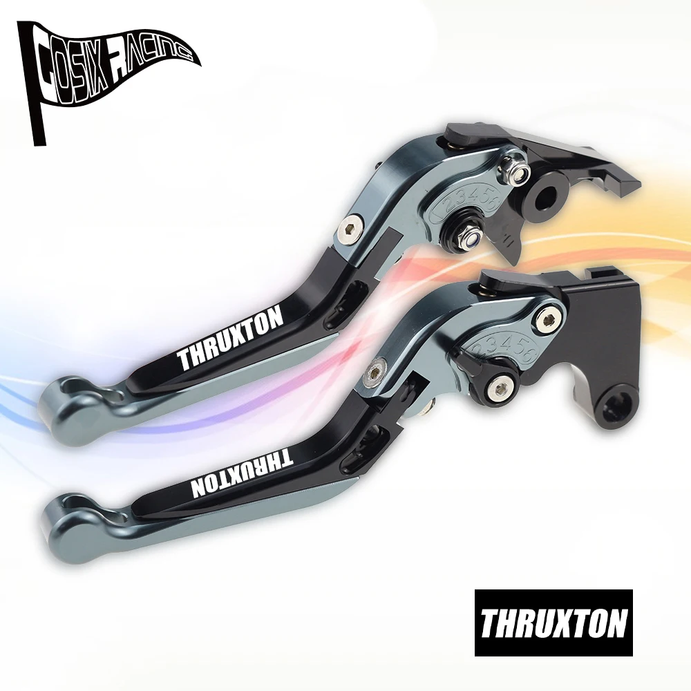 Fit For THRUXTON Street Cup 2016-2018 Motorcycle CNC Accessories Folding Extendable Brake Clutch Levers Adjustable Handle Set