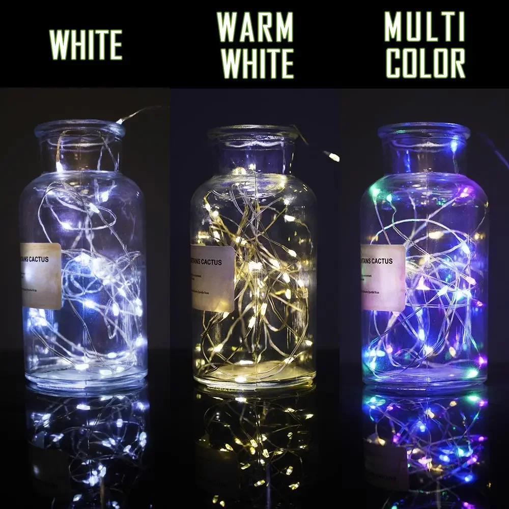 200Meters 2000LEDs LED Fairy String Lights Outdoor Ramadan Holiday Party Wedding Garland Decoration Lights for Home Backyard