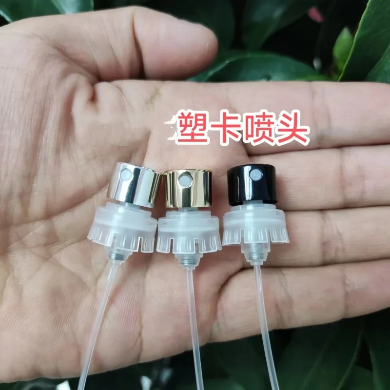 6pcs 30/50ml Empty Premium Perfume Bottle Wood Cap Exquisitely Polished Glass Bottle Thick Bottom Crimp Nick Empty Spray Bottle - view 5
