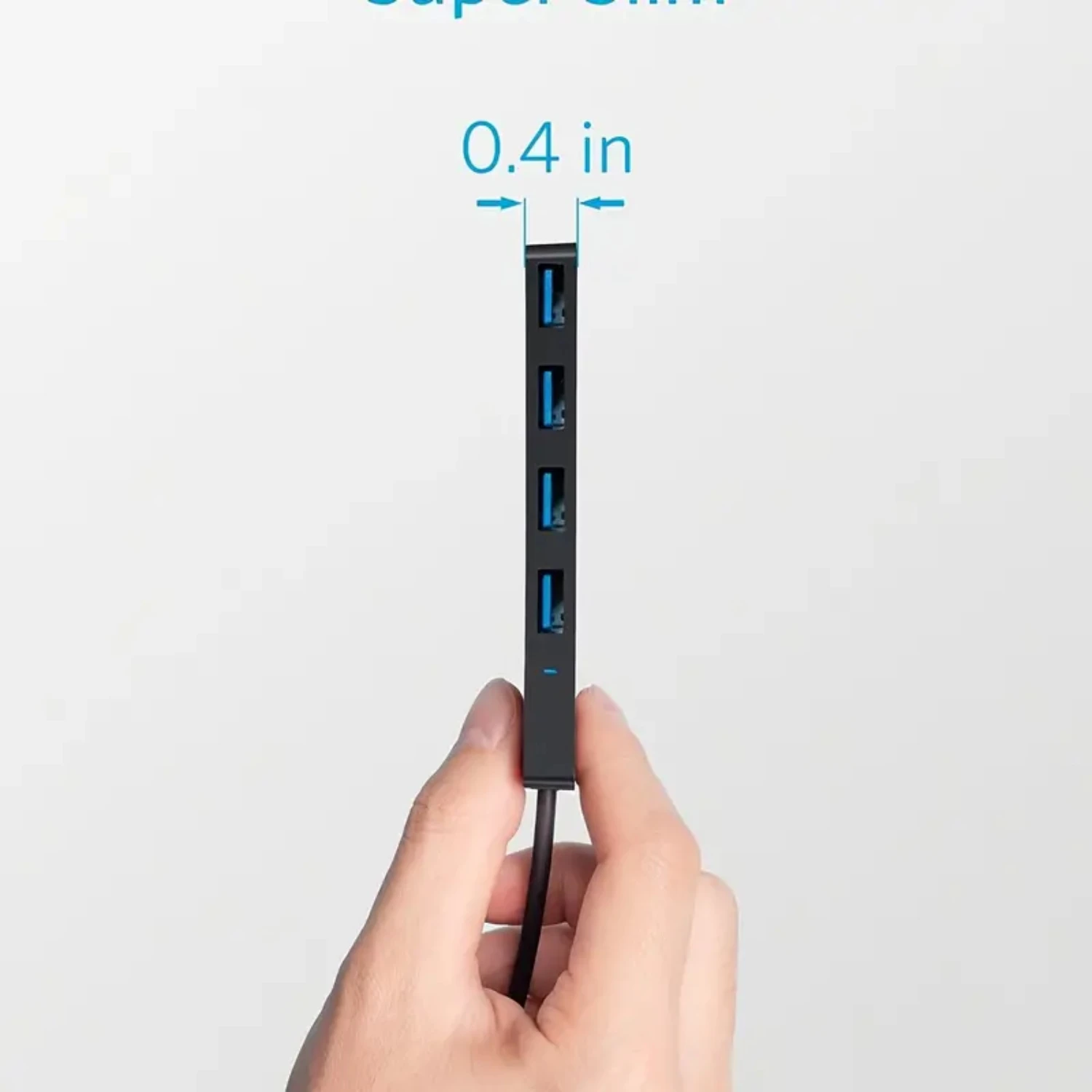 Anker 4-Port USB 3.0 Hub, Ultra-Slim Data USB Hub With 2 Ft Extended Cable [Charging Not Supported], For MacBook, Mac Pro, Mac M