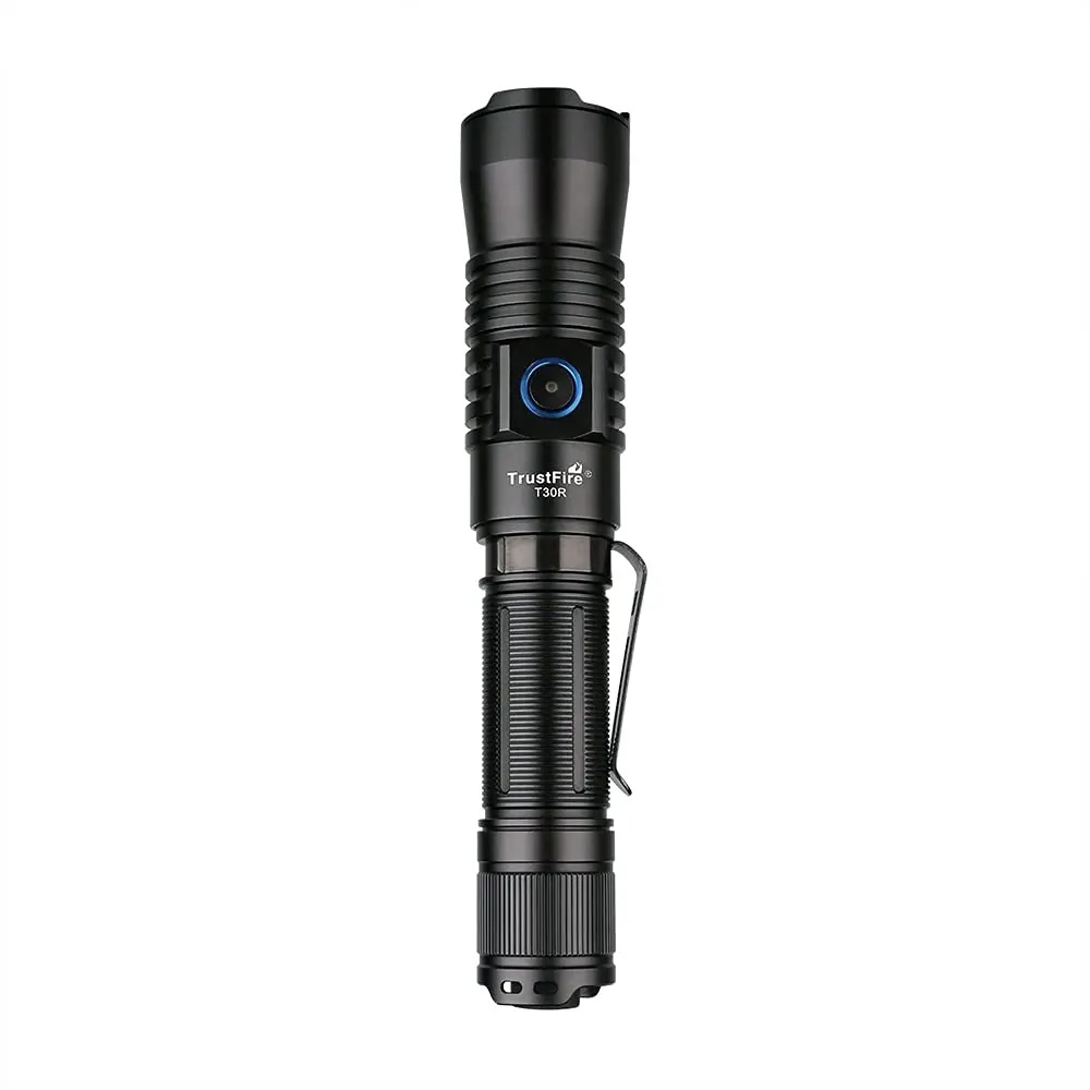 

Тактический фонарик Trustfire T30R 1100 м, 460 люмен, La-ser, светодиодный USB-фонарик высокой мощности, 18650, перезаряжаемый фонарь для самообороны