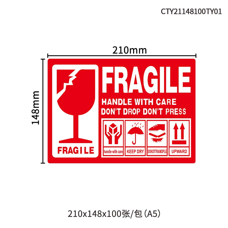 

Good Quality Fragile Label Warning Label Fragile Sticker Fragile Label
